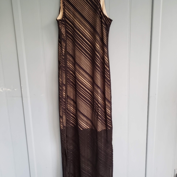 Apt 9 Maxi Dress w/ Sheer bottom - Picture 6 of 8